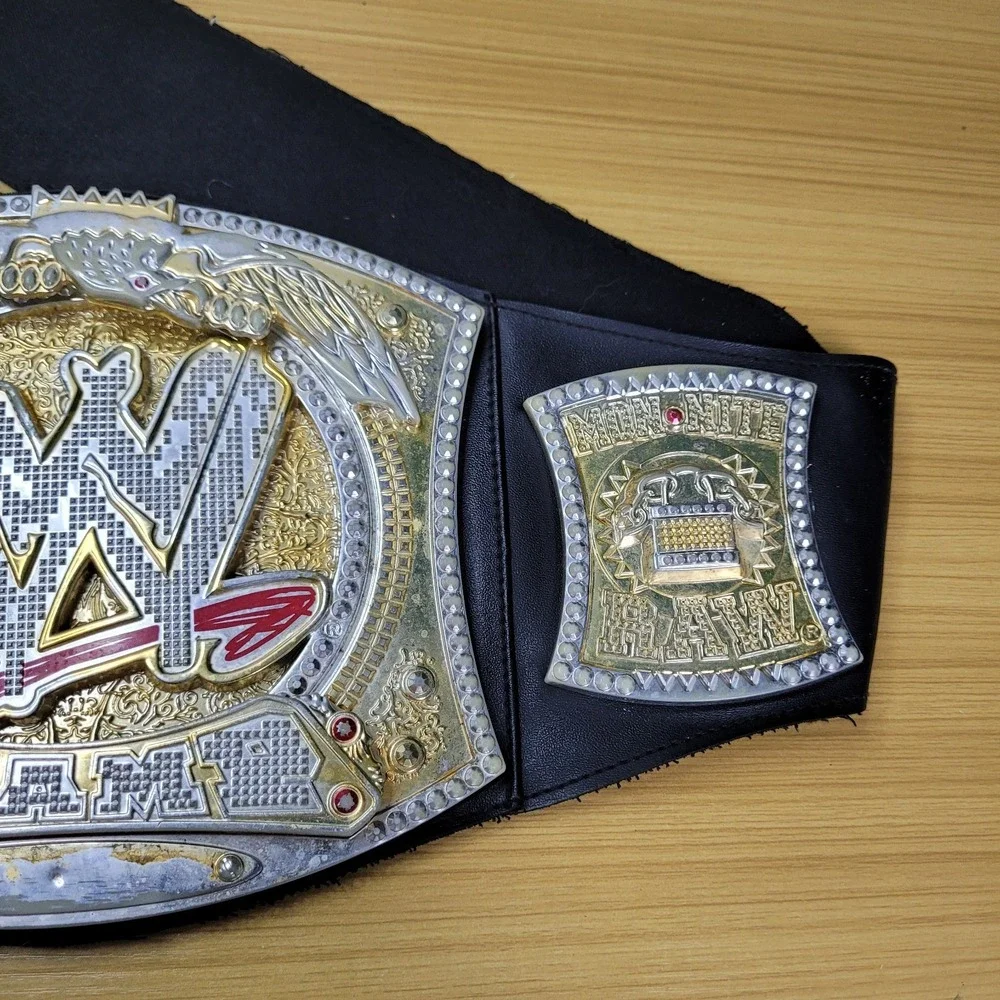 2010 WWE Inc Spinner Championship Belt John Cena Toy Gold Raw Champ Toy